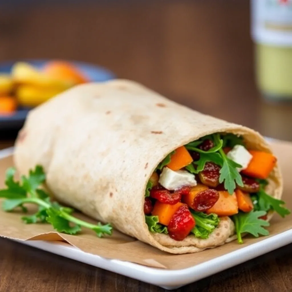 Roasted Veggie Wrap