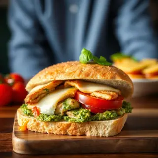 Chicken Pesto Melt